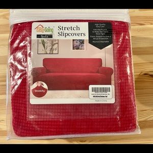 🚫SOLD🚫Red Sofa Slipcover